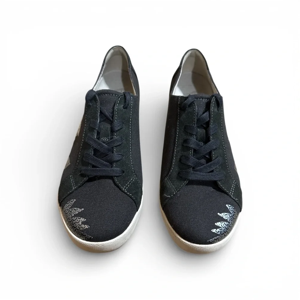 NWOB - Dansko Olisa black printed canvas sneakers - Size 39